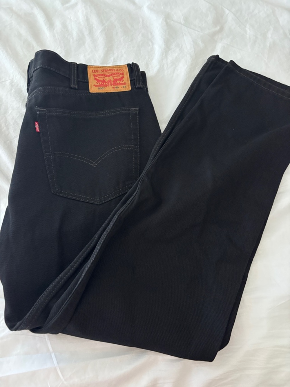 Levi's Men’s Black Slim Straight Jeans